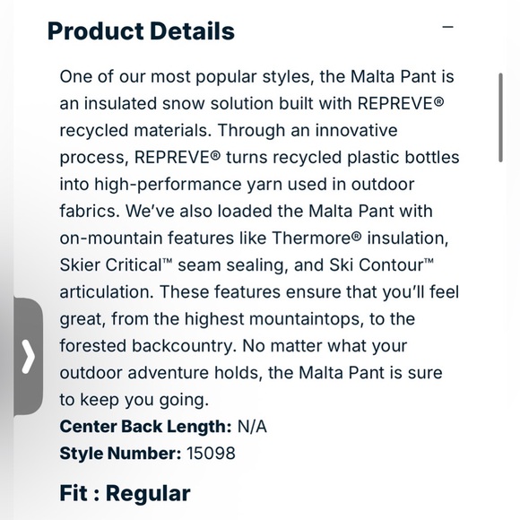 NWT Obermeyer Malta Snow Pants Women’s Size 6 Short Charcoal Graphite Grey - Picture 13 of 15